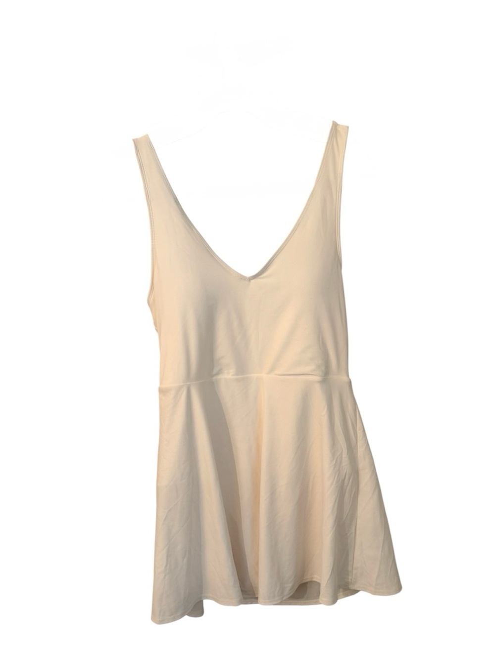 Old Navy White Sleeveless Fit & Flare Active Dress Large NWT